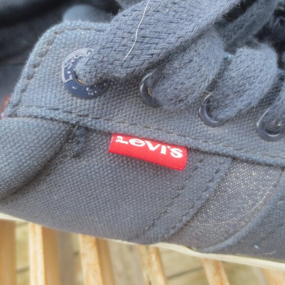 Levi's Red Tab Blue Canvas Casual Sneaker Shoes - Size 10 Men's. - Picture 8 of 14
